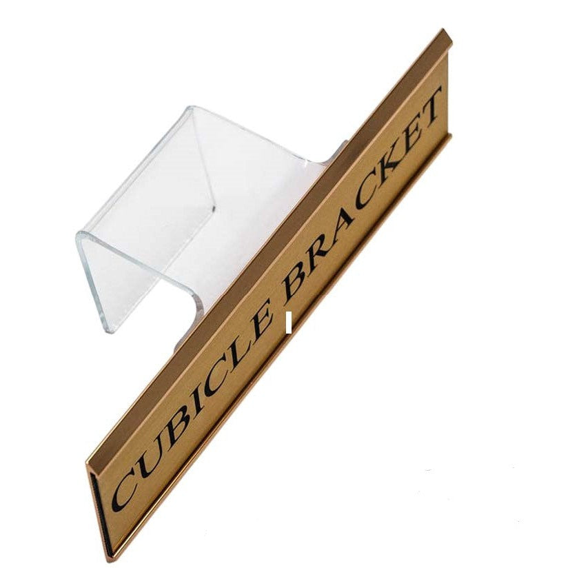 Cubicle Wall Bracket Name Plate