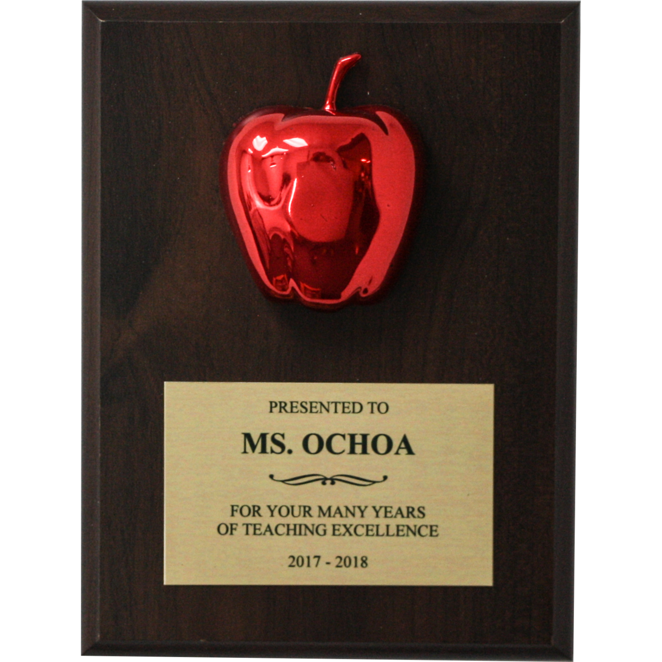 Red Apple Plaque