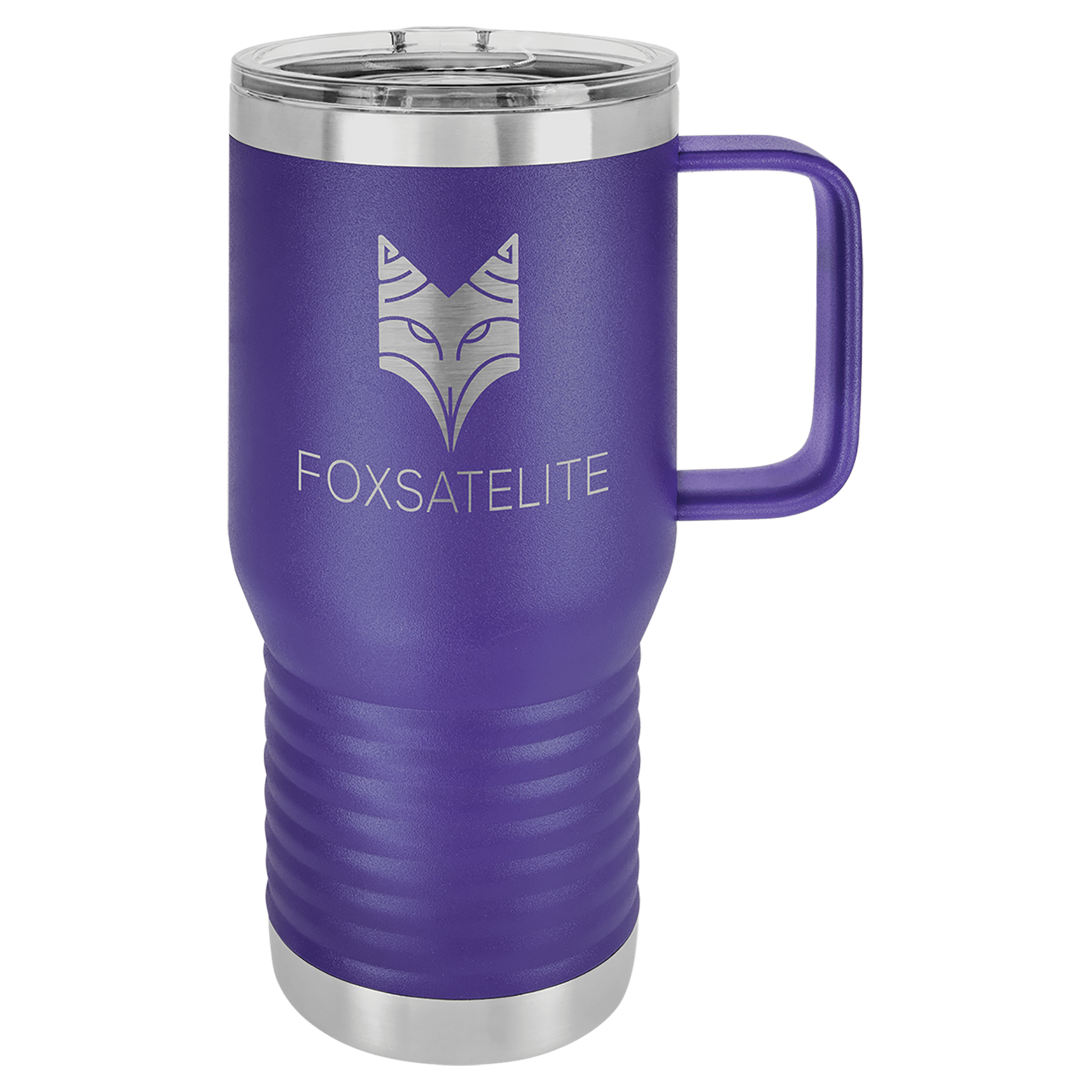 20 oz. Stainless Steel Vacuum Insulated Travel Mug with Slider Lid