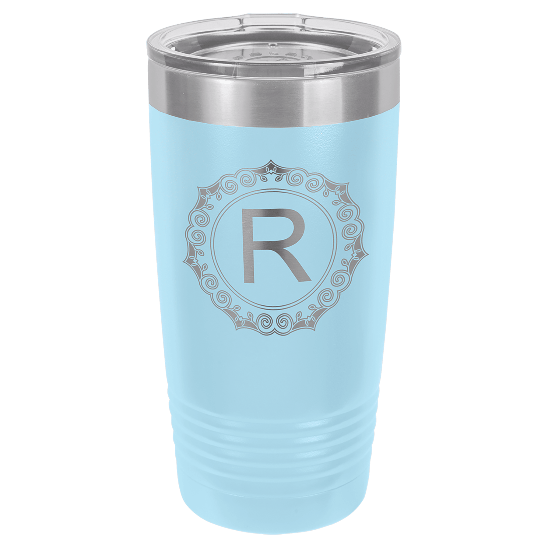 20 oz. Stainless Steel Vacuum Insulated Ringneck Tumbler with Clear Lid