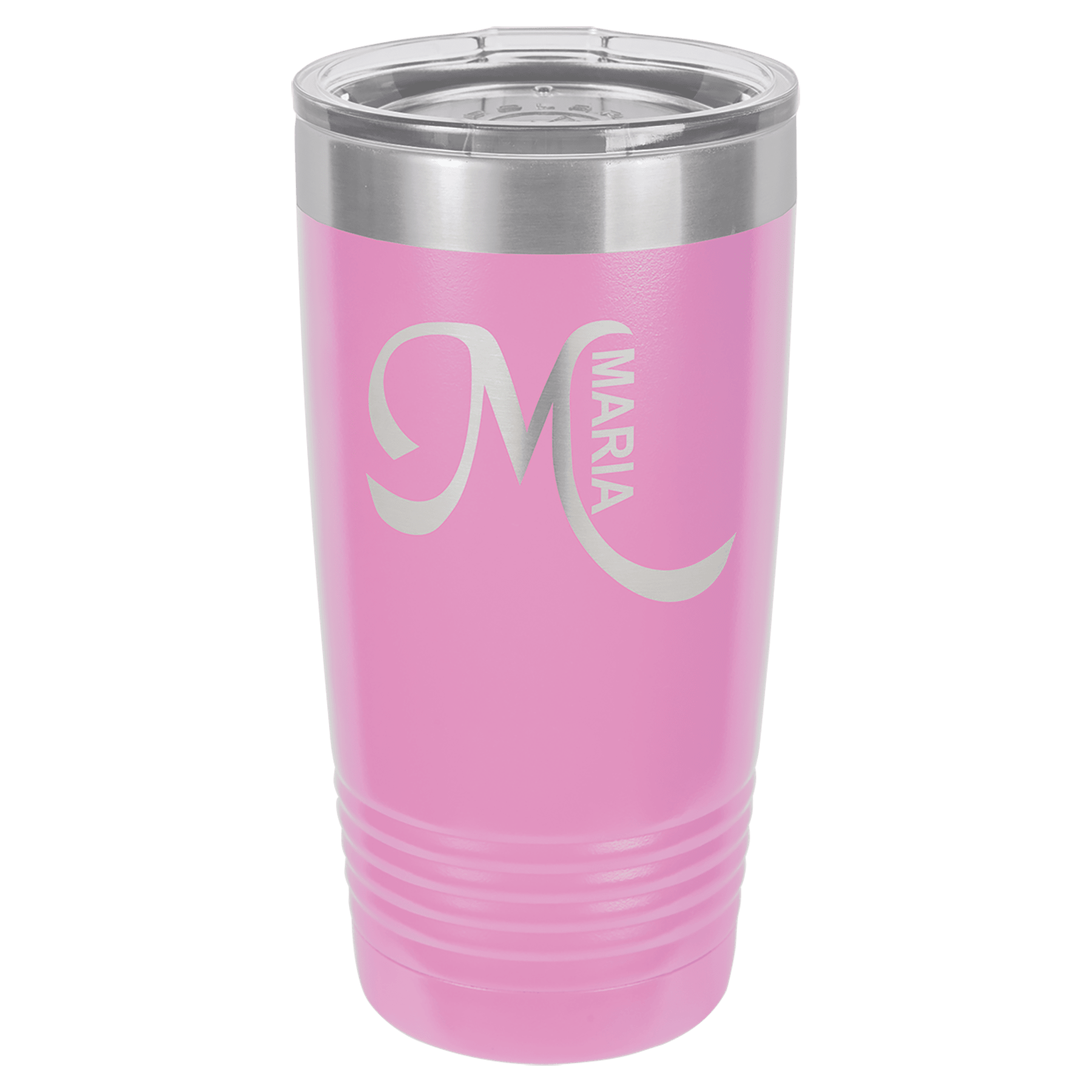 20 oz. Stainless Steel Vacuum Insulated Ringneck Tumbler with Clear Lid