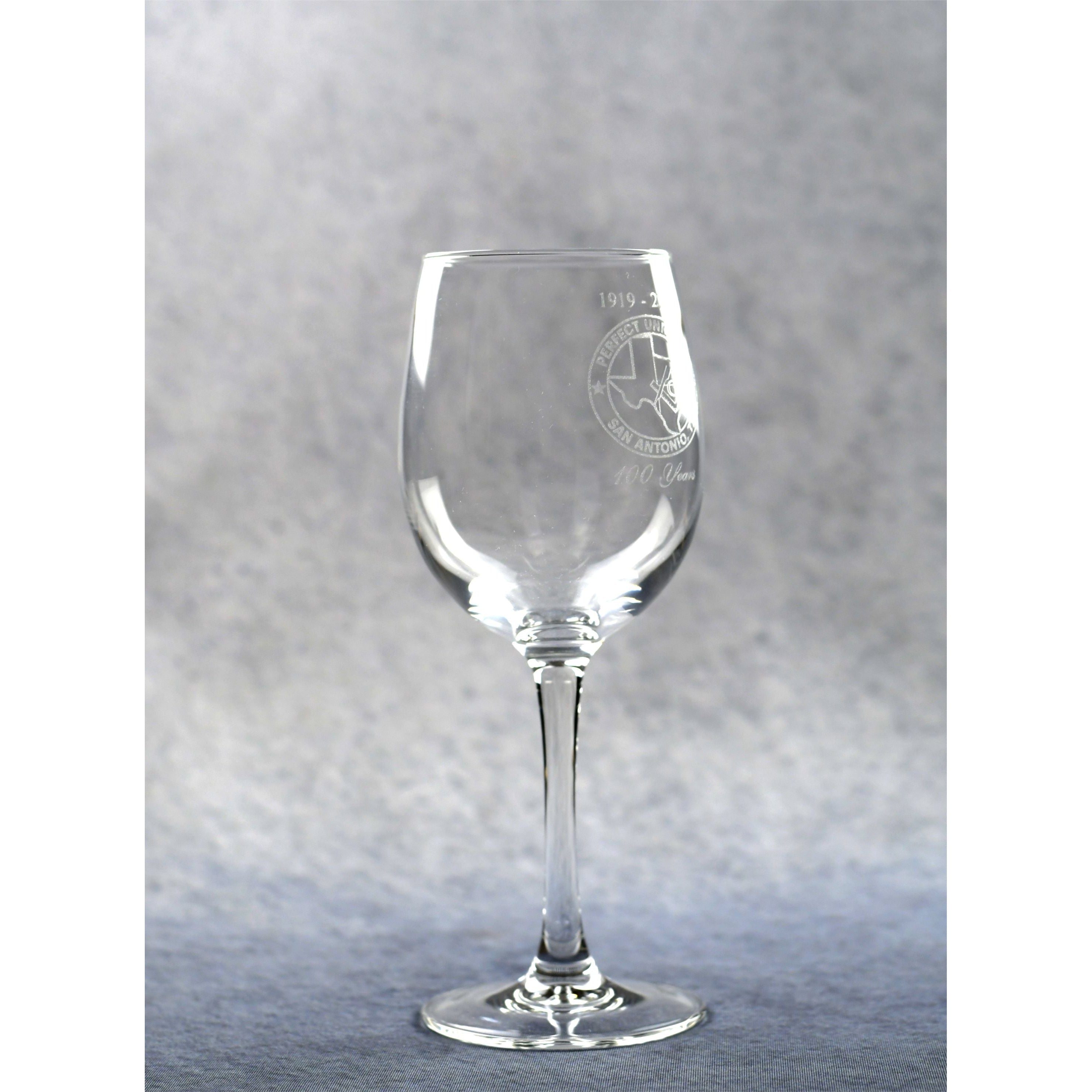 Logo Engraved Stemed Wine Glass (Set deals of 4)